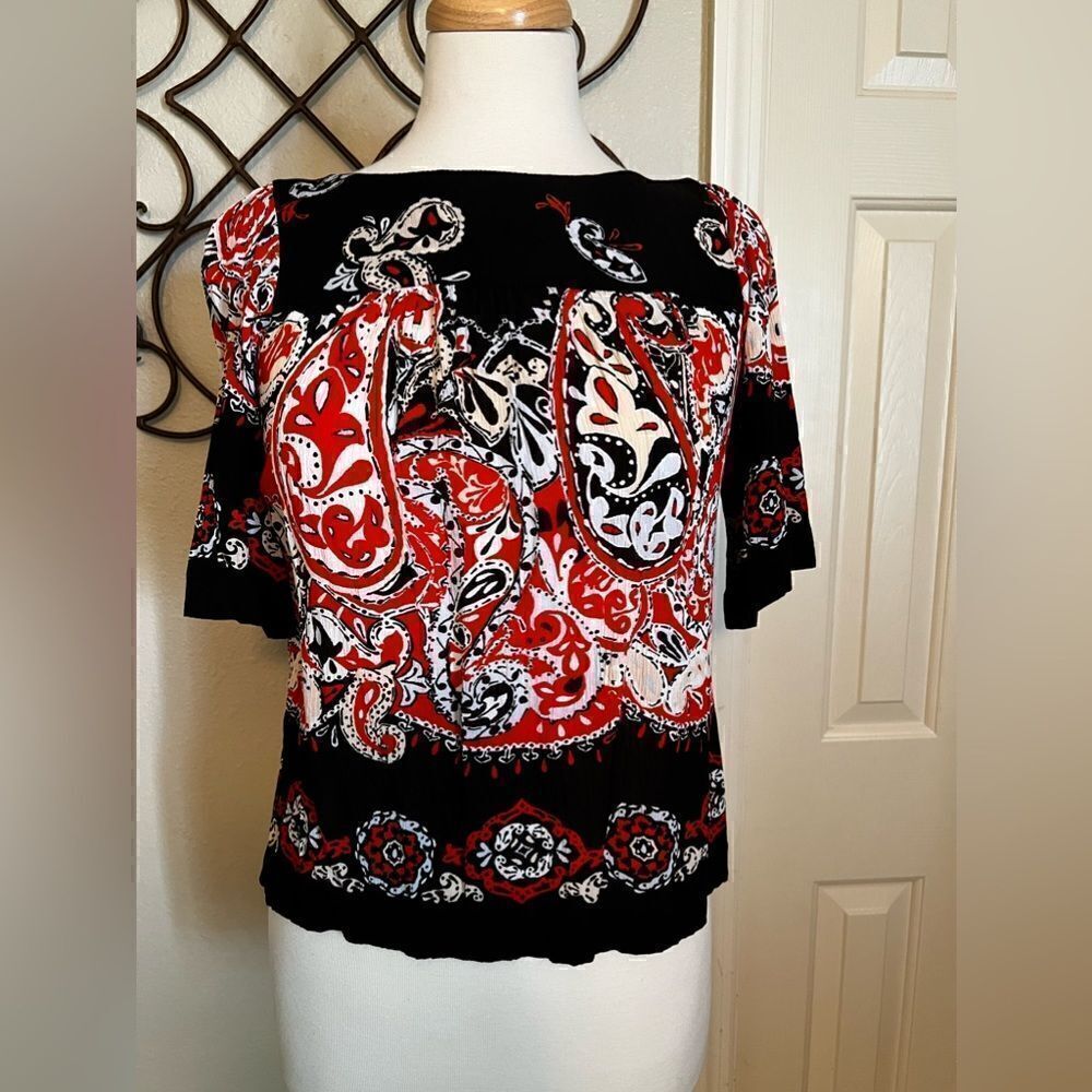 LOFT XSP Paisley boho blouse